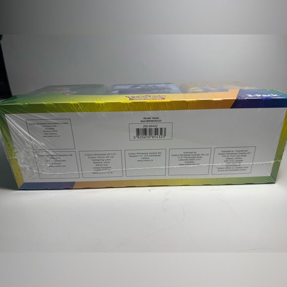 Sealed 2023 Costco exclusive spring Pokemon Trading Card Game 3-Pack Tins - Picture 6 of 6